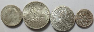 RDR / Österreich (12 Stk., davon 9 AR, dazu 7 Papiergeld) - Coins and medals