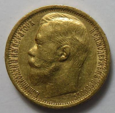 Rußland, Nikolaus II. 1894-1917 GOLD - Münzen und Medaillen