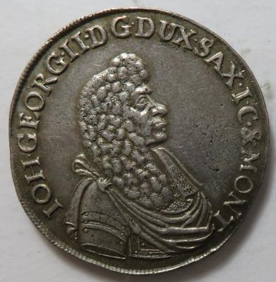Sachsen A. L., Johann Georg II. 1656-1680 - Münzen und Medaillen