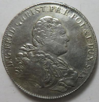 Sachsen, Friedrich Christian 1763 - Mince a medaile