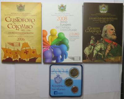 San Marino (6 Teile) - Coins and medals