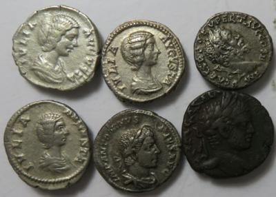 Severer 193- 235 (ca. 45 Stk., davon ca. 31 AR/BIL) - Monete e medaglie