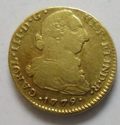 Spanien, Carlos III. 1759-1788 GOLD - Münzen und Medaillen