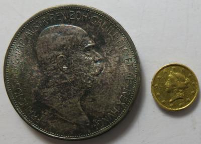 USA GOLD und Franz Josef I. (2 Stk.) - Monete e medaglie