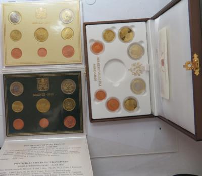 Vatikan Kursmünzensätze (3 Stk.) - Monete e medaglie
