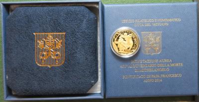 Vatikan, Papst Franziskus 2013- GOLD - Münzen und Medaillen
