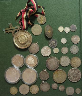 Alle Welt (ca. 88 Stk. davon 29 AR) - Coins and medals