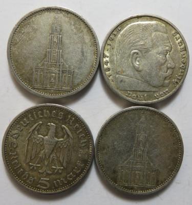 Deutsches Reich (ca. 14 Stk. AR) - Coins and medals