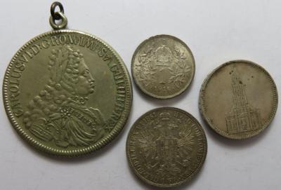 Deutschland / Österreich (ca.45 Stk., davon ca. 44 AR) - Münzen und Medaillen