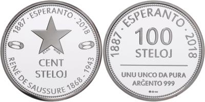 Esperanto-Steloj - Coins and medals