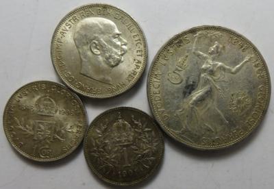 Franz Josef I. (ca. 21 Stk. AR) - Mince a medaile