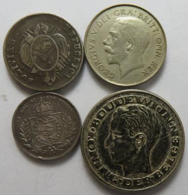 International (ca. 24 Stk., davon ca. 20 AR) - Münzen und Medaillen