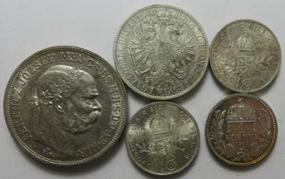 Österreich / Deutsches Reich (ca. 33 Stk. AR) - Monete e medaglie
