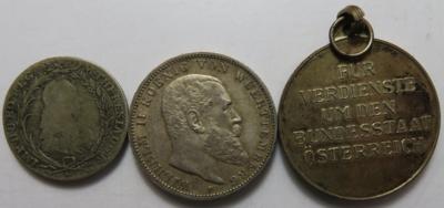 Österreich / Deutschland (ca.15 Stk., davon ca. 14 AR) - Coins and medals