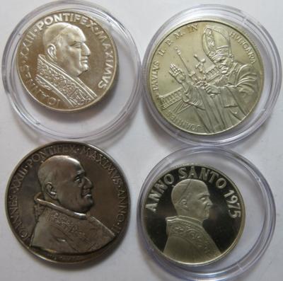 Päpste (4 Stk., davon 2 AR) - Monete e medaglie