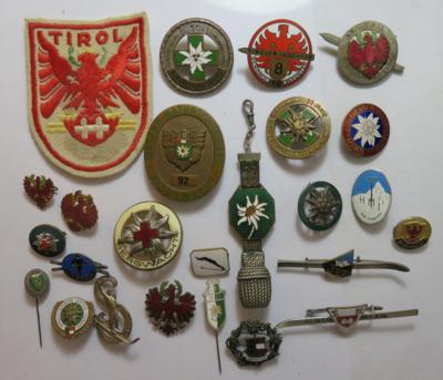 Thema Tirol (ca. 24 Teile) - Coins and medals