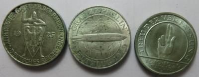 Weimarer Republik (3 Stk. AR) - Mince a medaile