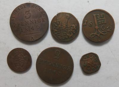 Altdeutschland (ca. 888 Stk. AE) - Münzen und Medaillen