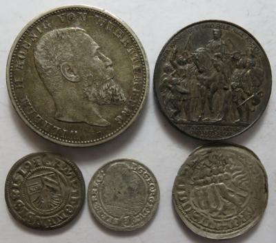 Altdeutschland / Deutschland (ca. 40 Stk., dabei ca. 31 AR / BIL) - Monete e medaglie