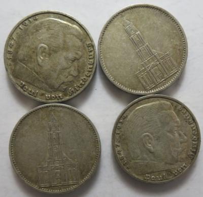 Deutsches Reich (ca. 44 Stk. AR) - Münzen und Medaillen