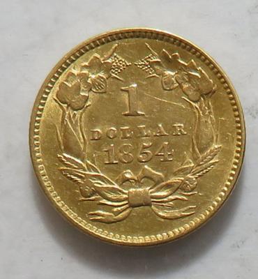 Goldmünze 1 Dollar - Mince a medaile