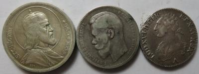 International (ca. 13 Stk.) - Münzen und Medaillen