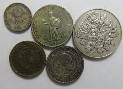 International (ca. 20 Stk., davon ca. 18 AR) - Münzen und Medaillen