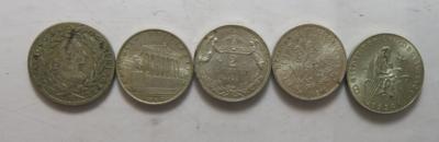 International (ca. 27 Stk., davon ca. 23 AR) - Coins and medals