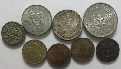 International (ca. 50 Stk., davon ca. 21 AR) - Münzen und Medaillen