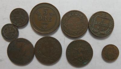 International (ca. 76 Stk., davon 1 AR) - Münzen und Medaillen