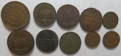 Italien (ca. 22 Stk., davon 1BIL) - Coins and medals