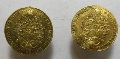 Leopold II. / Franz II. (2 Stk. GOLD) - Mince a medaile