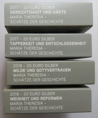 Maria Theresia- Schätze der Geschichte (4 AR) - Coins and medals