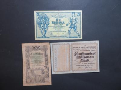 Papiergeld international (ca.122 Stk.) - Coins and medals