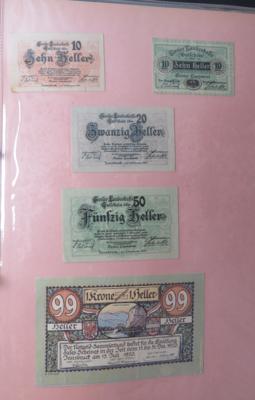 Papiergeld Österreich / International (ca. 313 Stk.) - Münzen und Medaillen