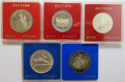 Polen (5 Stk.) - Coins and medals