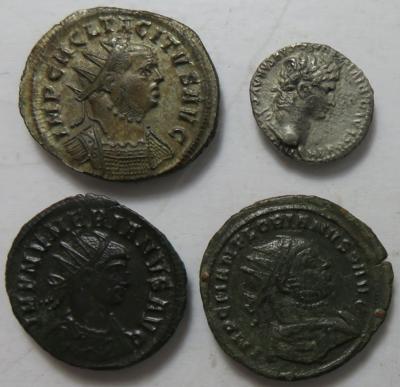 Römische Kaiserzeit (4 Stk., davon 1 AR) - Mince a medaile