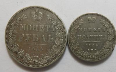 Russland (2 Stk. AR) - Coins and medals