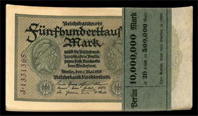 500.000 Mark Reichsbanknote 1.5.1923 - Münzen und Medaillen