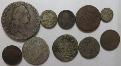 Altdeutschland (10 Stk., davon 8 AR / BIL) - Coins and medals