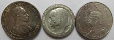 Deutsches Kaiserreich (ca. 28Stk. AR) - Coins and medals