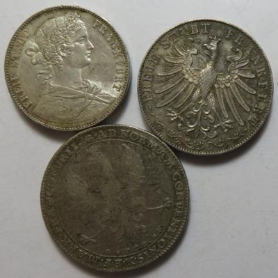 Frankfurt (3 Stk. AR) - Coins and medals