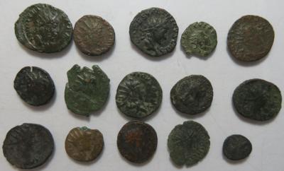 Gallisches Sonderreich (ca. 15 Stk. AE) - Coins and medals