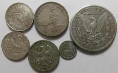 International (ca. 52 Stk., davon ca. 42 AR) - Coins and medals