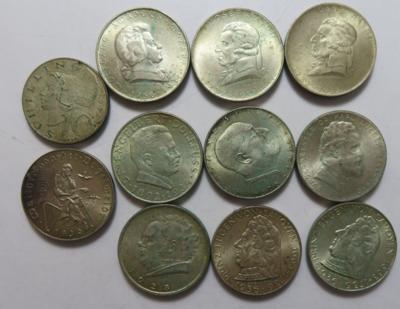 Österreich 1. / 2. Republik (11 Stk. AR) - Coins and medals