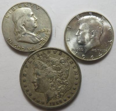 USA (ca. 22 Stk. AR) - Coins and medals