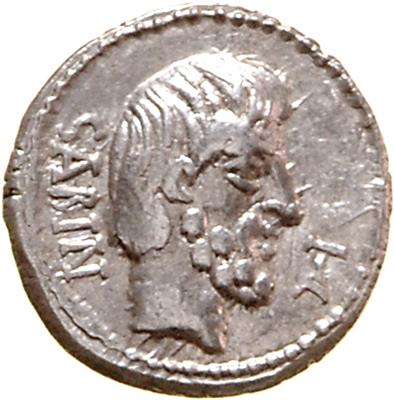 (10 AR meist versch. Denare) Rom 90-84 v. C. Avv: Apollokopf, - Mince a medaile