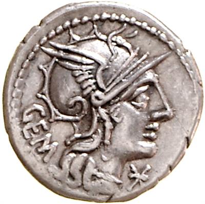 (3 AR) Denare: 1.) M ABURIUS GEMINUS - Coins, medals and paper money