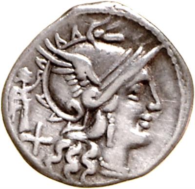 (3 AR) Denare: 1.) M. ATILIUS SERRANUS - Coins, medals and paper money