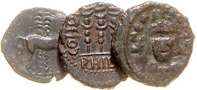 (44 Stk.) div. Bronzemünzen Griechen, RPC und Byzanz III/V - Münzen, Medaillen und Papiergeld